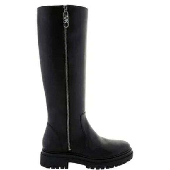 Michael Kors Carmen Leather Riding Boot 2.5in Heel Womens Size 11M - Picture 1 of 12